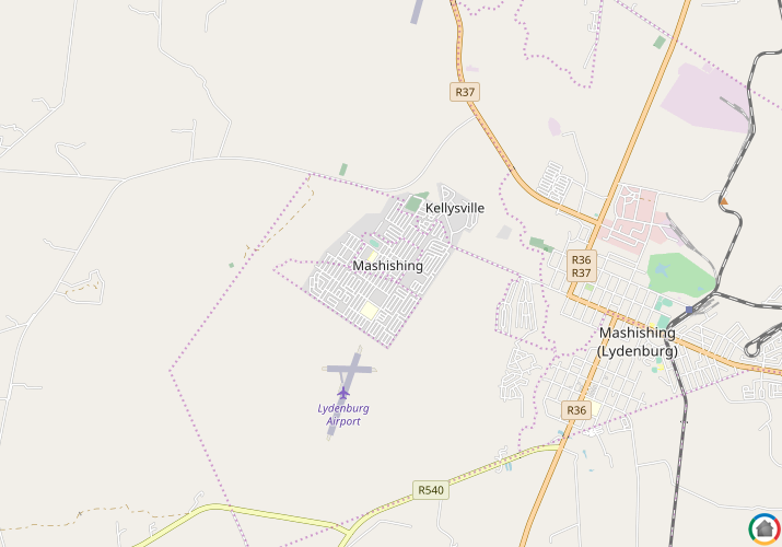 Map location of Mashishing